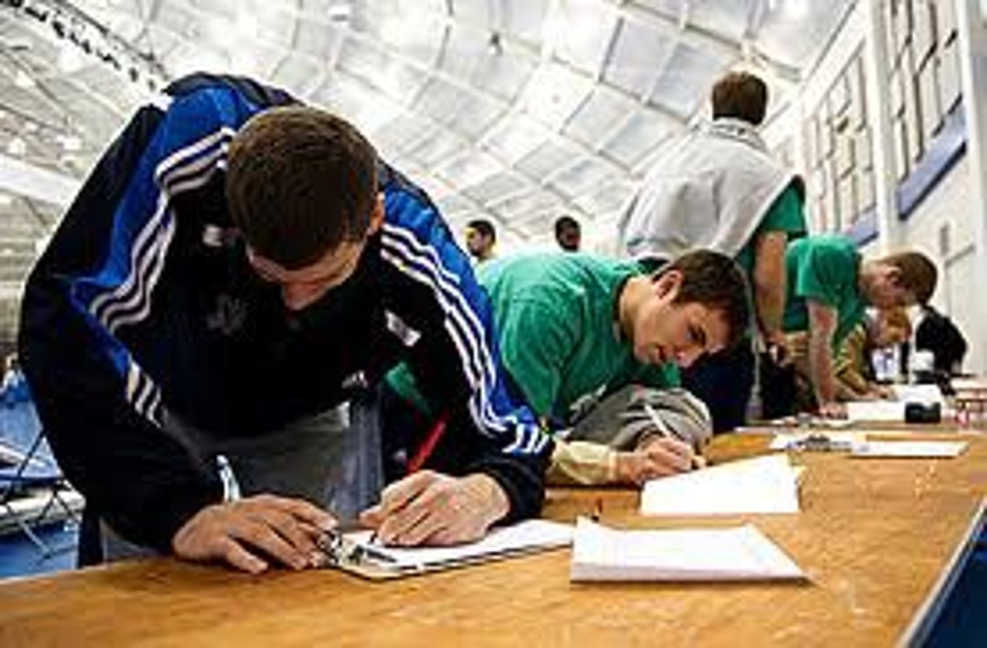 <p>[1-2*]</p><p>(v.) To enter in a book, or on a list, roll, or document, by writing</p><p>SYNONYMS: enroll, enlist</p><p>ANTONYMS: erase, rub out, delete, efface, obliterate</p>