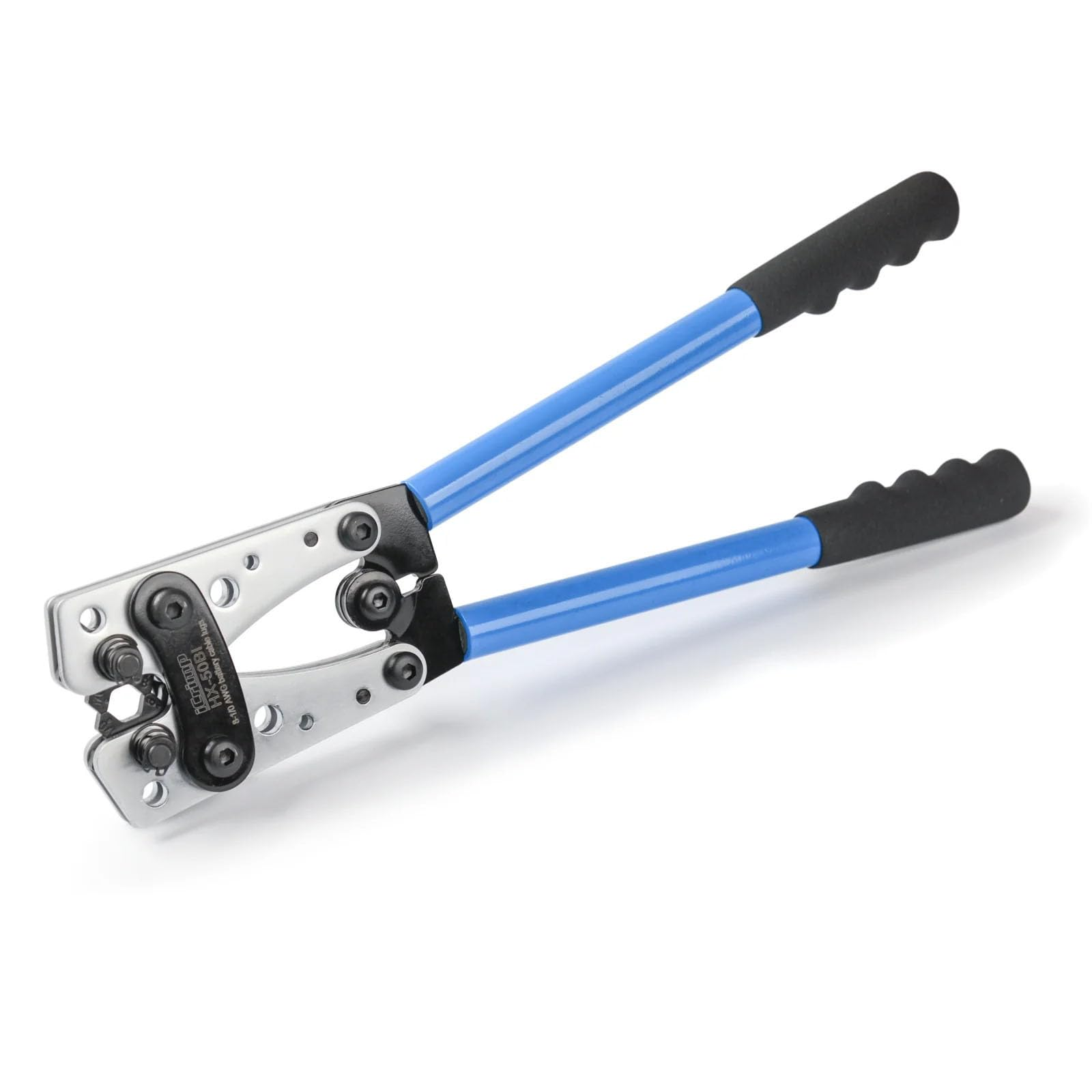 <p>Tools used to <strong>"pinch" (crimp) a connector onto a wire</strong> (coaxial, twisted pair, fiber)</p>