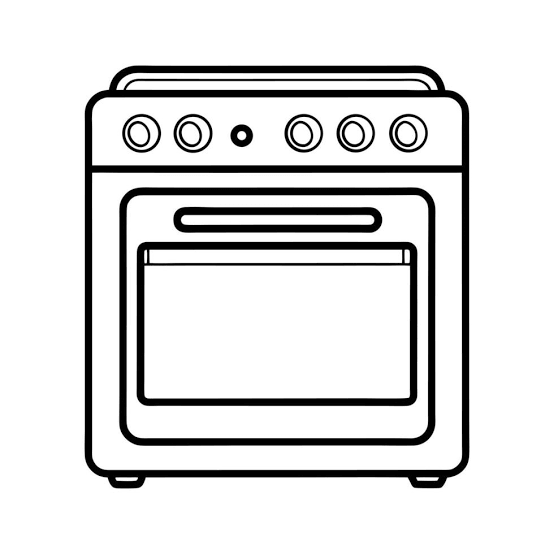 <p>An oven</p><p>I love baking in the oven</p>