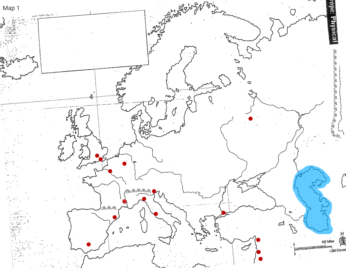 <p>right most sea, looks like an upright crab claw</p>