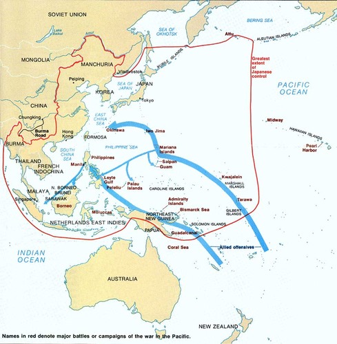 <p>A military strategy used during World War II that involved selectively attacking specific enemy-held islands and bypassing others</p>