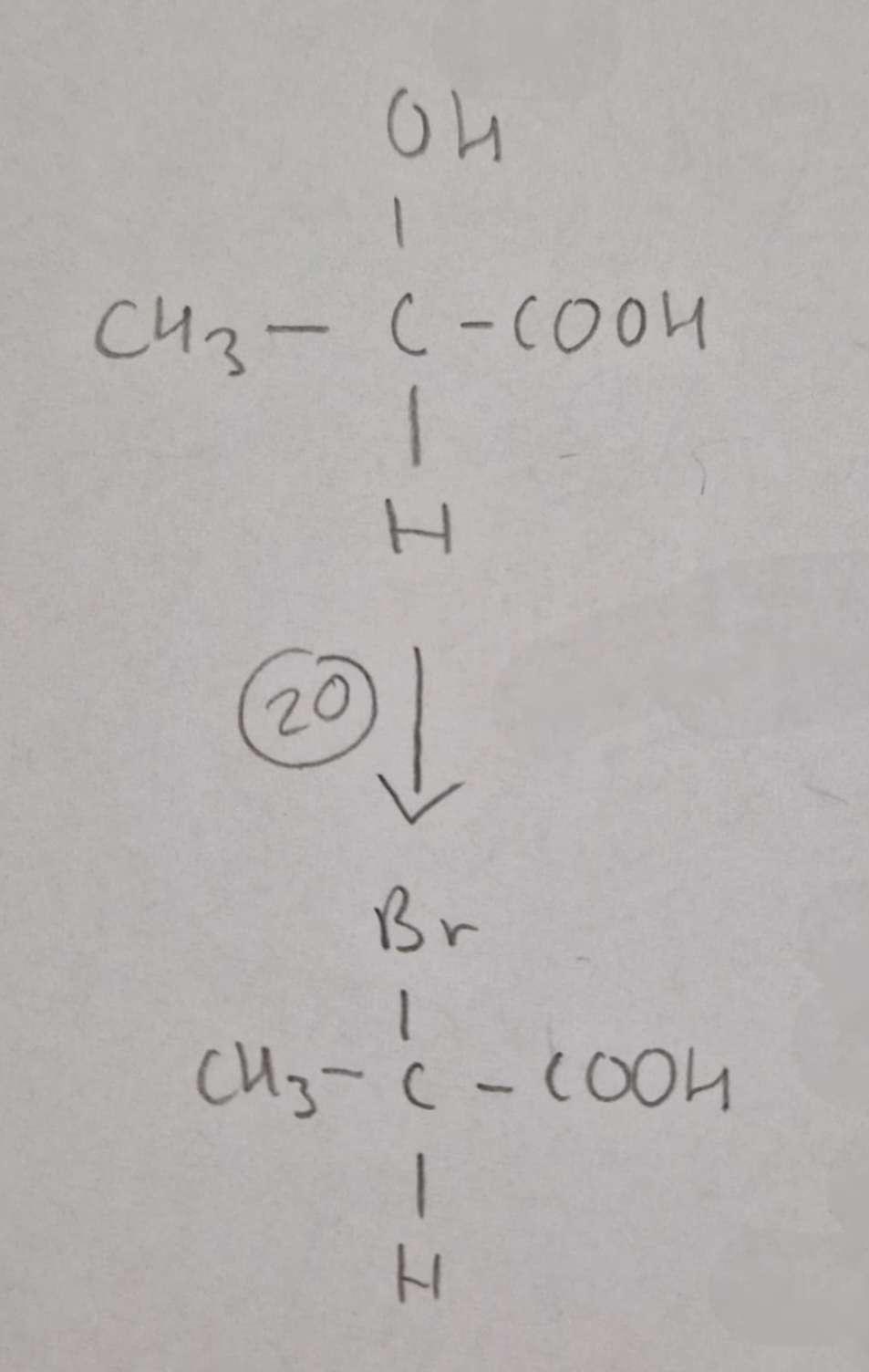 <p>Hydroxycarboxylic Acid to Haloalkanic Acid Reagents:</p>