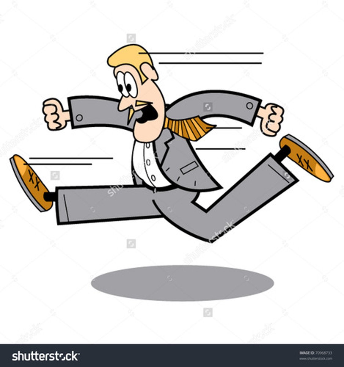 <p>Mengejar/menyusul</p>