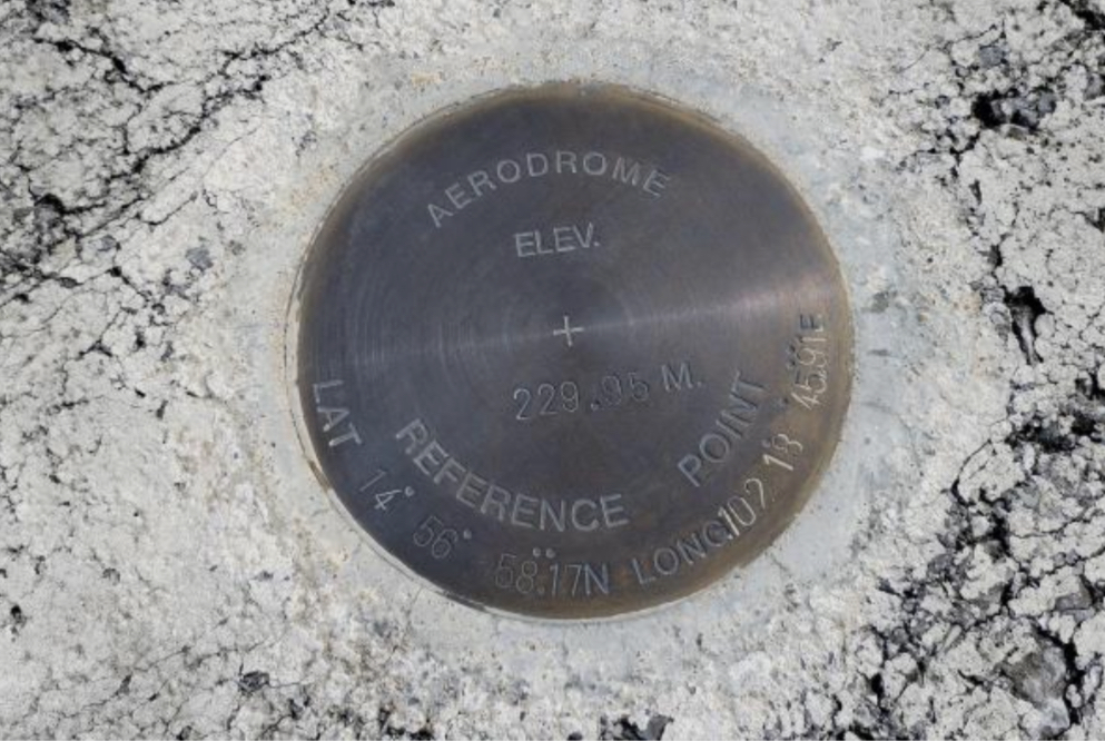 <ul><li><p>“ARP”</p></li><li><p>The designated geographical location of an aerodrome</p></li><li><p>“Notional center point of an aerodrome/airport</p></li><li><p>Location: Near the initial/planned geometric center of the aerodrome and shall normally remain where first established.</p></li></ul><p></p>