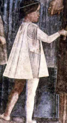 <p>a loose jacket of heavy material</p>