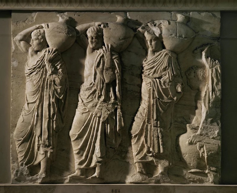 <p>Parthenon - Ionic frieze water-bearers</p>