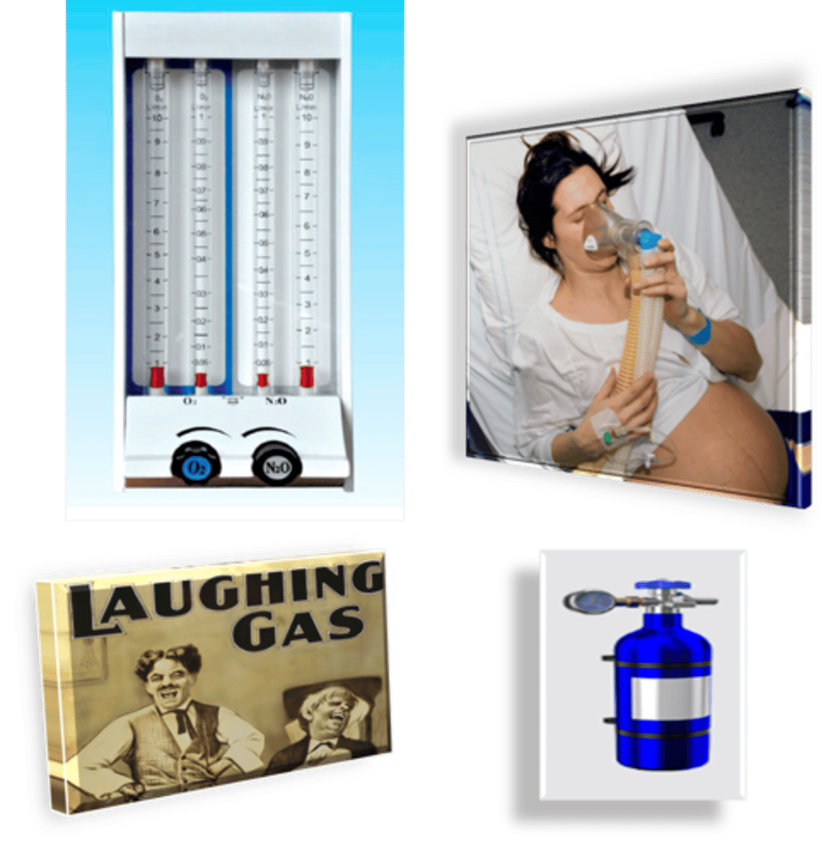 <p>Supplied in pressurised pale blue cylinders as a liquid with saturated vapour above it (the NO2 is the compressed gas because its critical temp is so close to room temp that when at room temp, this is just below its critical temp so is vapourised at room temp without any vaporiser).</p><p>- Expensive!</p>