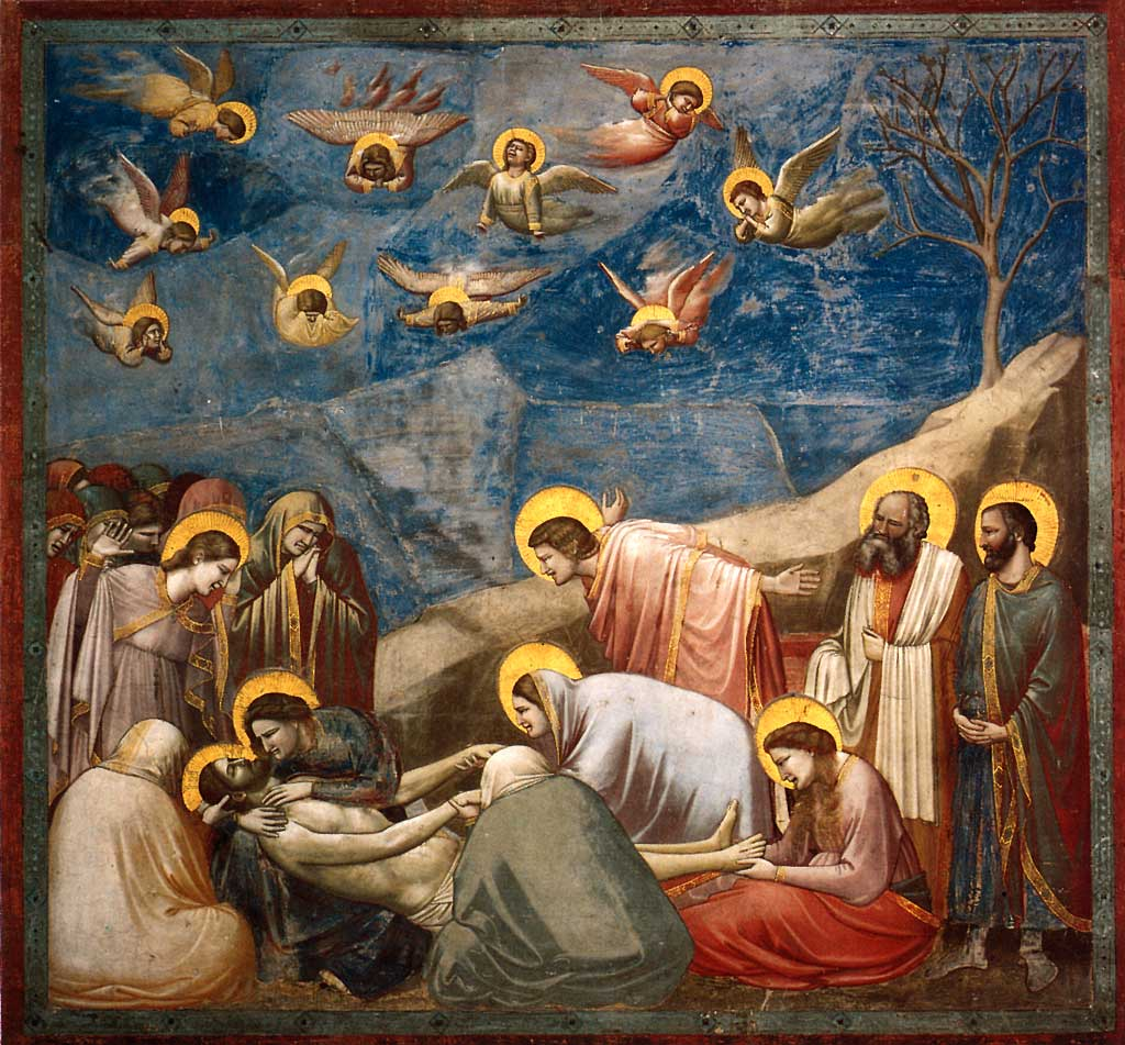 Lamentation (Scrovegni Chapel), Giotto. 1305