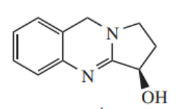 <p>From Peganum harmala (Zygophyllaceae), Adhatoda vasica (Acanthaceae)</p><p>Bronchodilator</p>