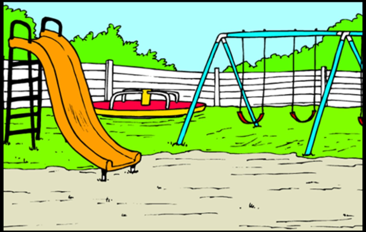 <p>el parque infantil</p>