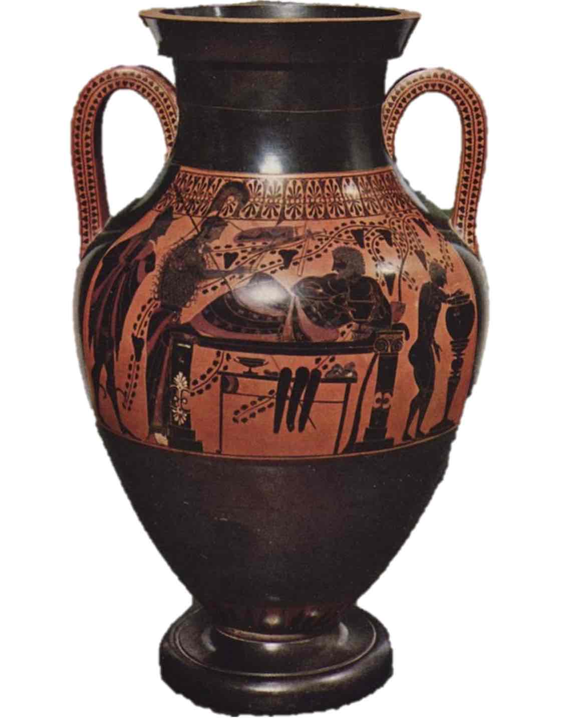 <p>A bi-lingual belly amphora</p>