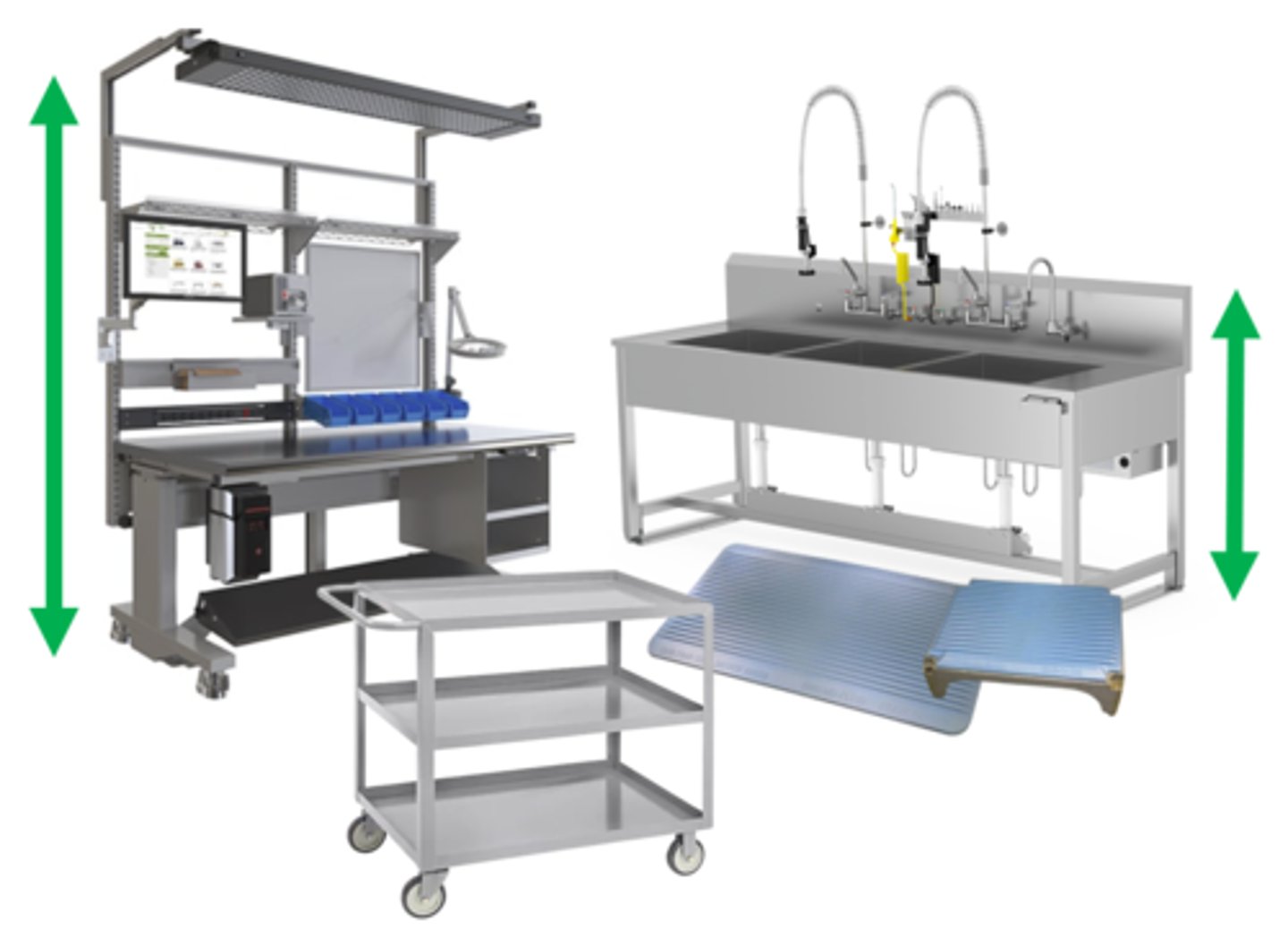 <p>the process of changing work or working conditions to reduce physical stress</p>