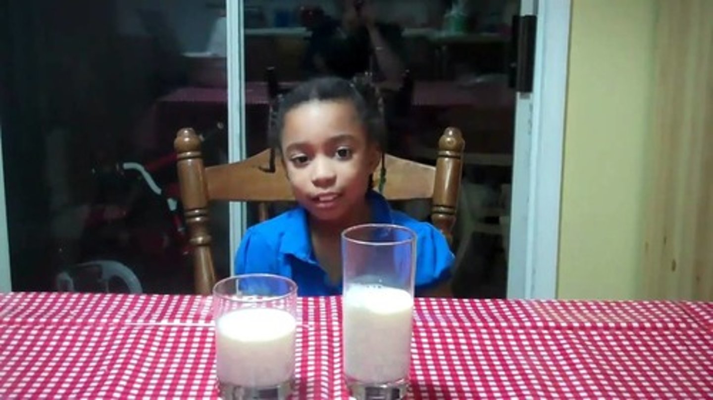 <p>False. CONSERVATION describes how older children can know that two cups hold equal volumes of water, even if the cups are different shapes, if the water is poured in front of them.</p>