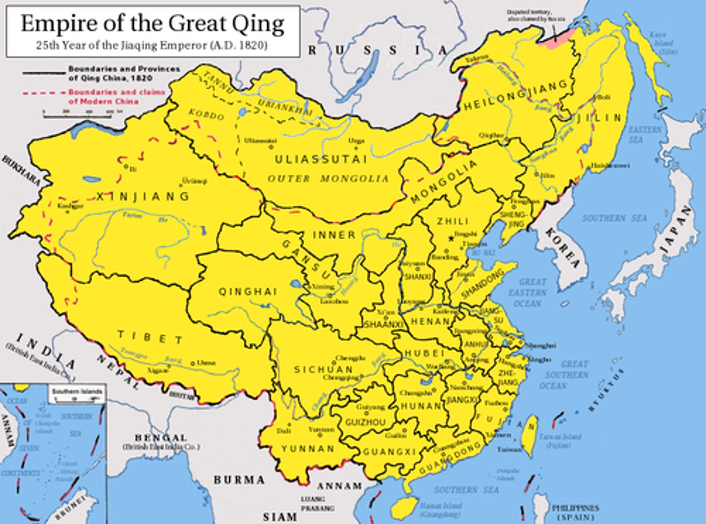 <p>Minority Manchu rule over China that incorporated new territories, experienced substantial population growth, and sustained significant economic growth.</p>