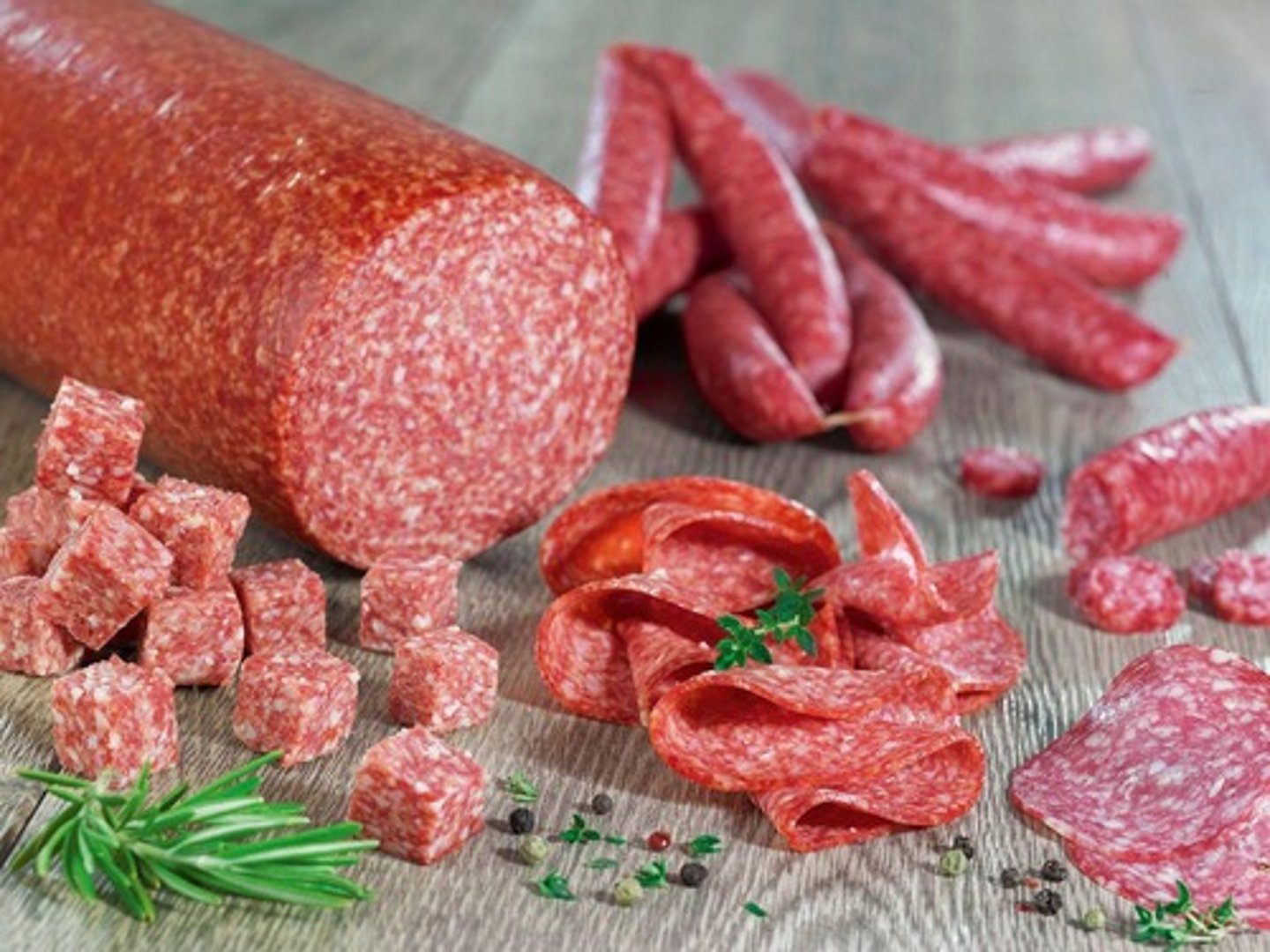 <p>Salami, pepperoni, summer sausage</p>