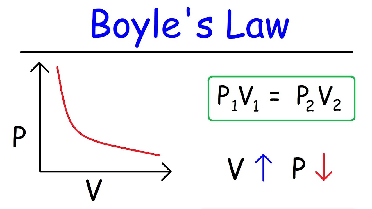 <p>As pressure increases, volume decreases and vice versa; P and V have an inverse relationship</p>