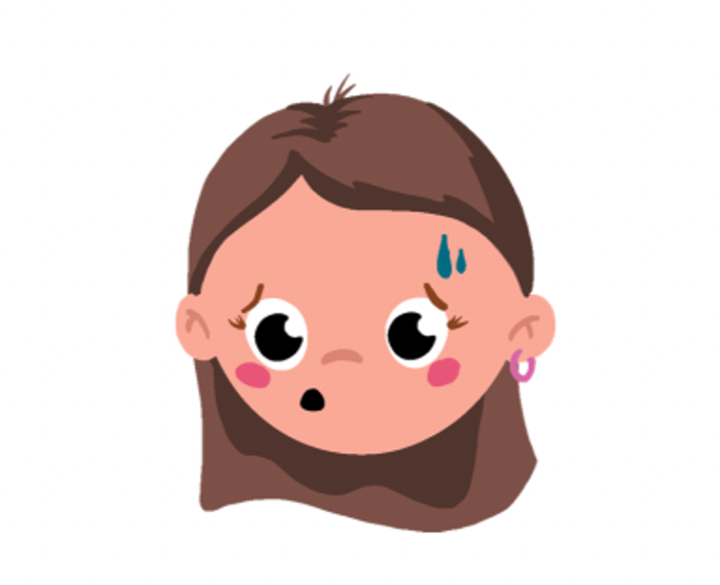 <p>embarrassed</p>