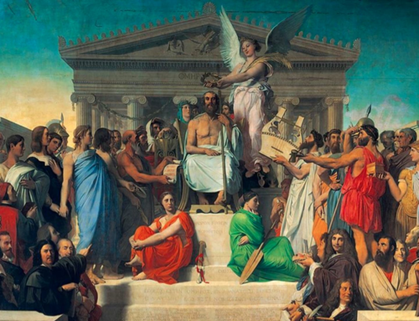 <p>- (1780-1867): A leading French painter, Ingres is known for works such as Oedipus and the Sphinx (1808), which directly referenced themes from Sophocles' classical plays.</p><p>- His art emphasized clarity, precision, and classical subject matter, embodying the intellectual seriousness of Neoclassicism</p>