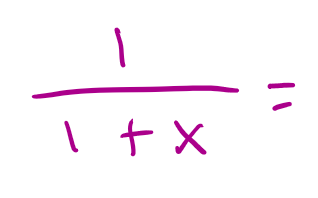 <p>Taylor expansion</p>