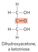 <p>structure in which the carbonyl group is at any position besides the end of the carbon chain (in the ketone group)</p>