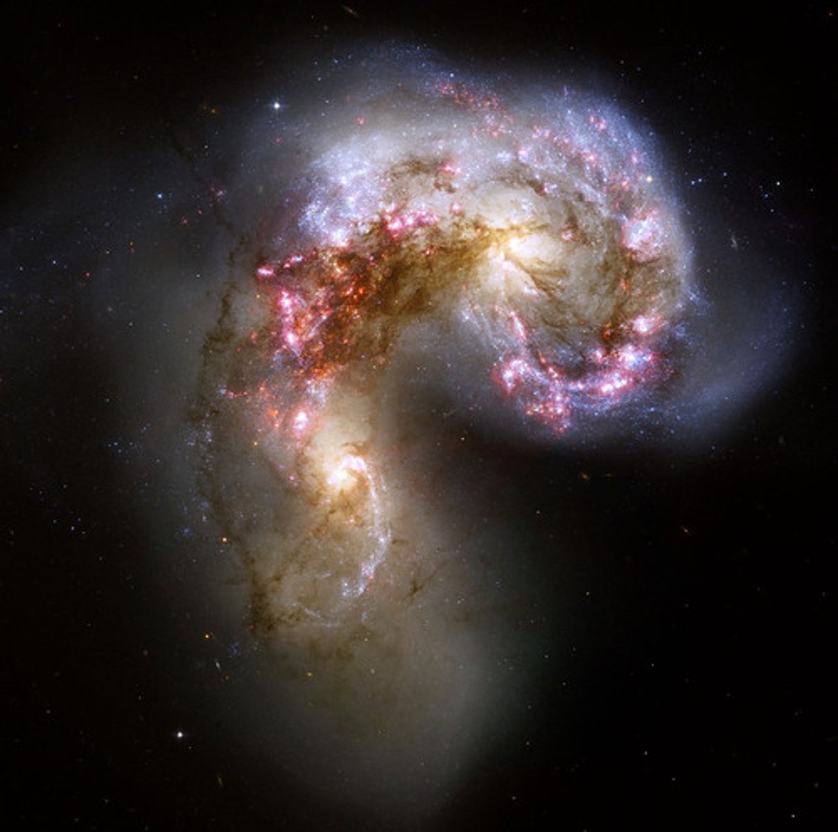 <p>A collection of stars, dust, and gas bound together by gravity</p>