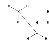<p>isomerism in alkanes: geometric isomer: staggered conformation</p>