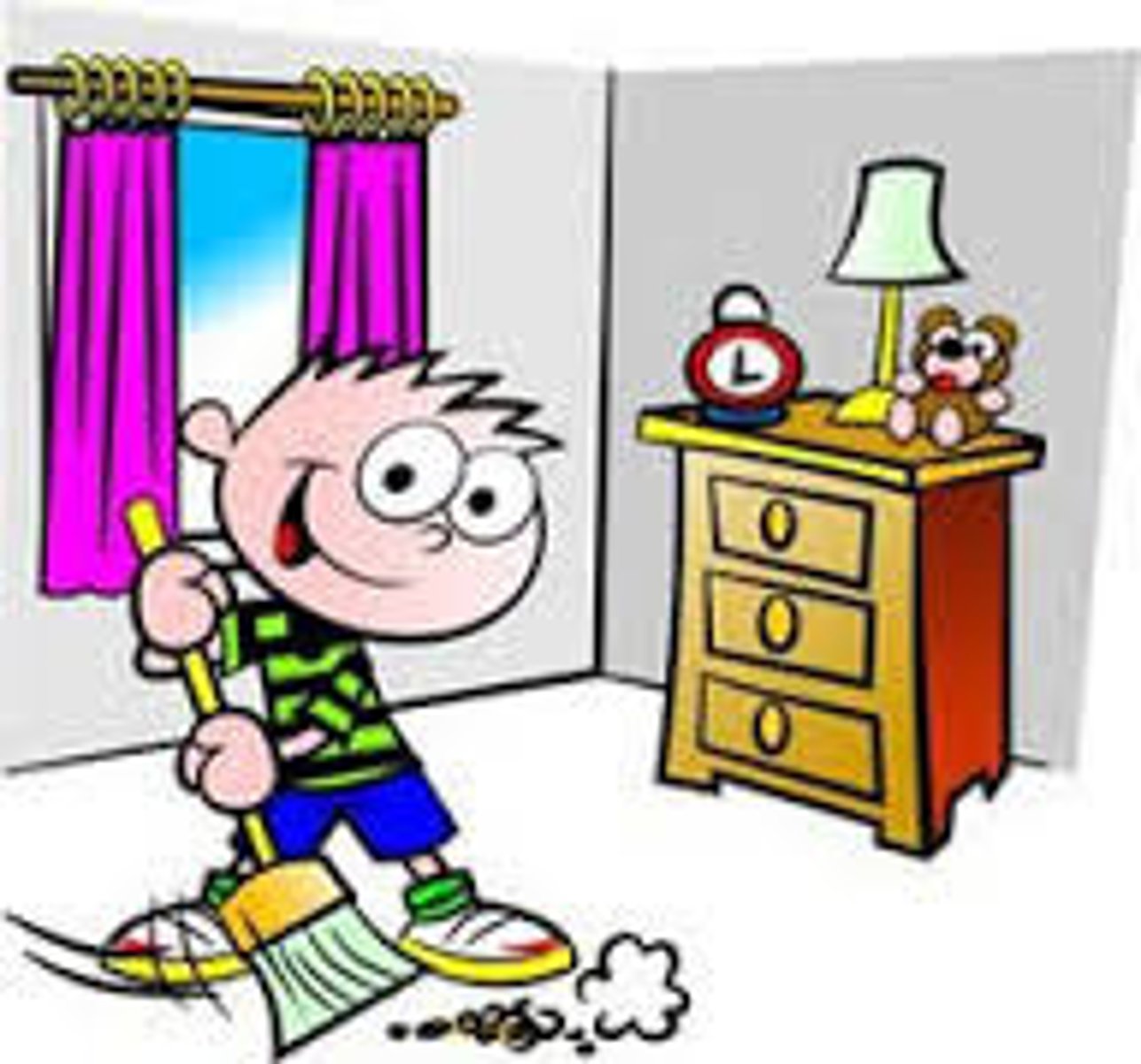 <p>to tidy up</p>