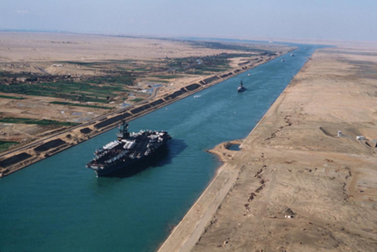 <p>The Suez Canal.</p>
