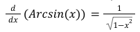 1/sqrt(1-x^2)
