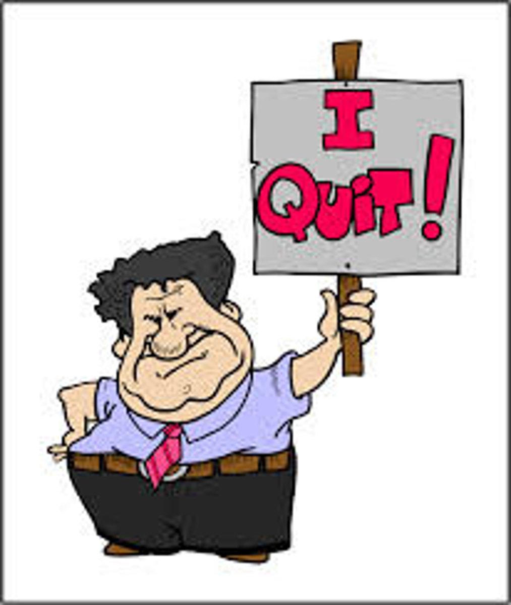 <p>to resign (from)</p>