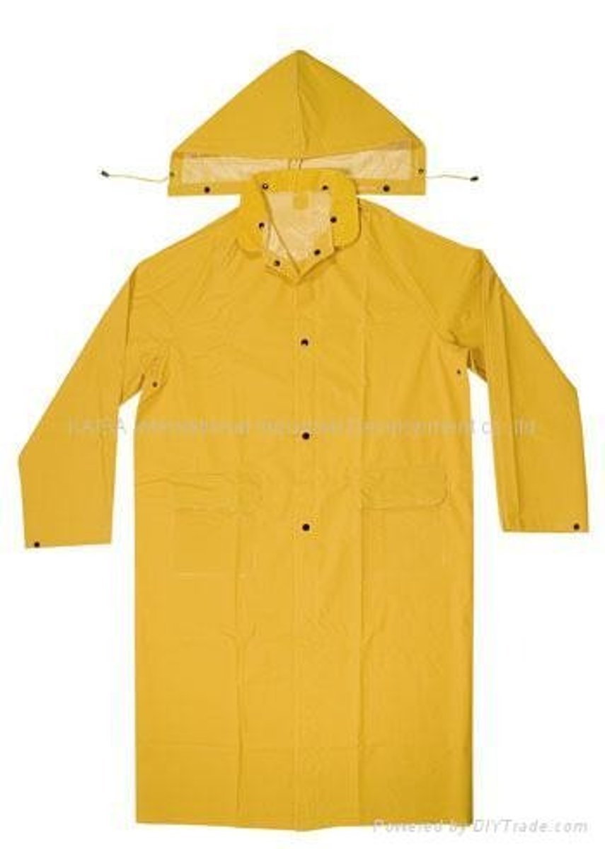 <p>raincoat</p>