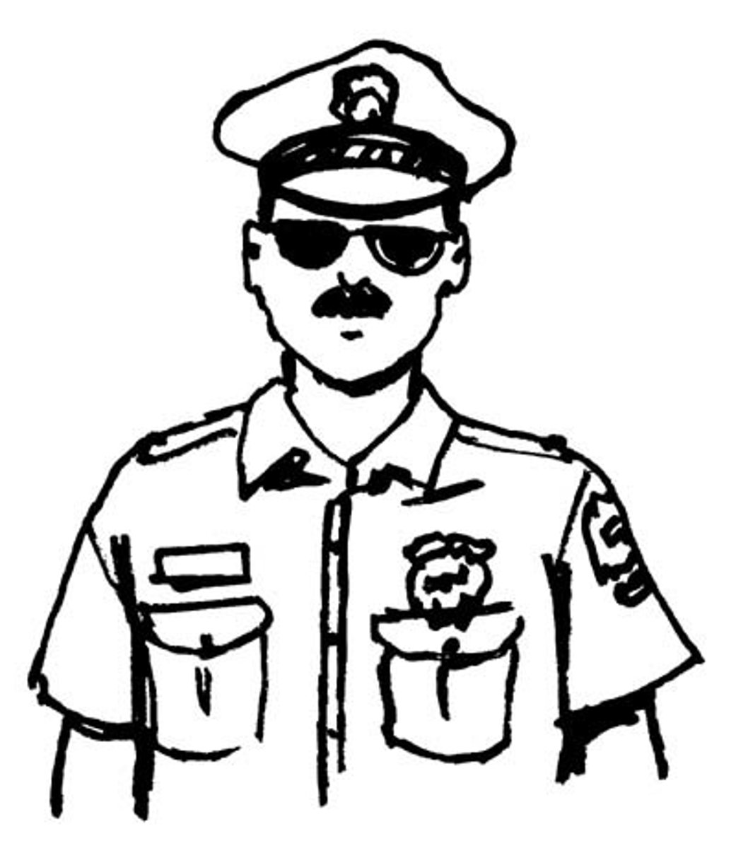 <p>the police (force)</p>