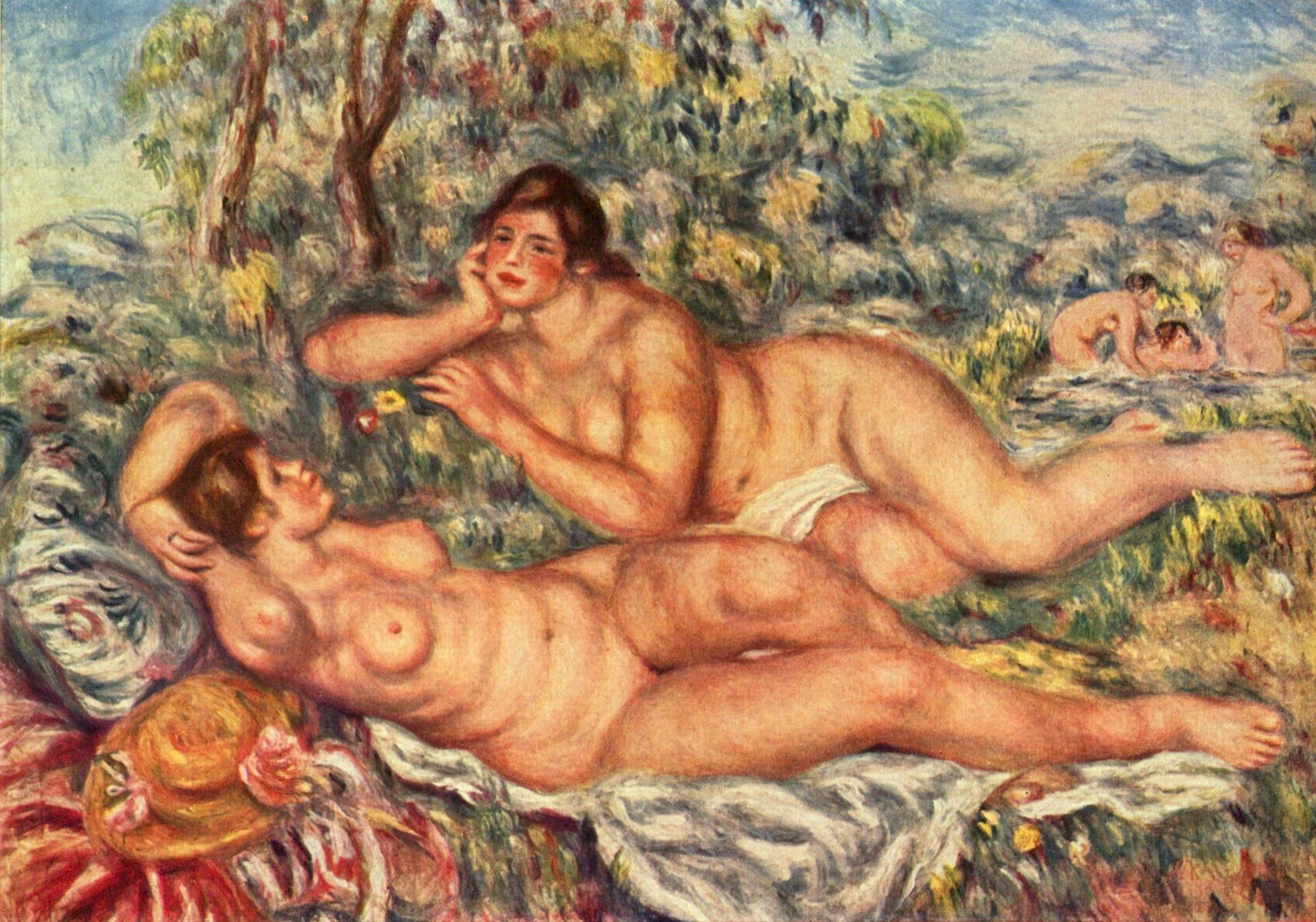 <p><em>Les baigneuses </em></p>