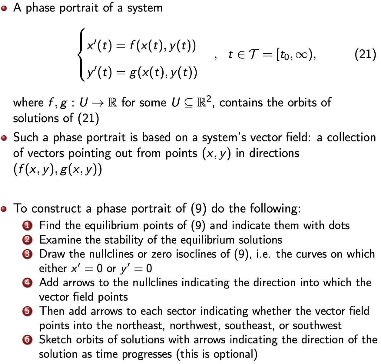 <p>Graphic illustrations are helpful when studying stability of systems of differential equations</p>