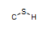 <p>A carbon bonded to a sulfur and a hydrogen</p>
