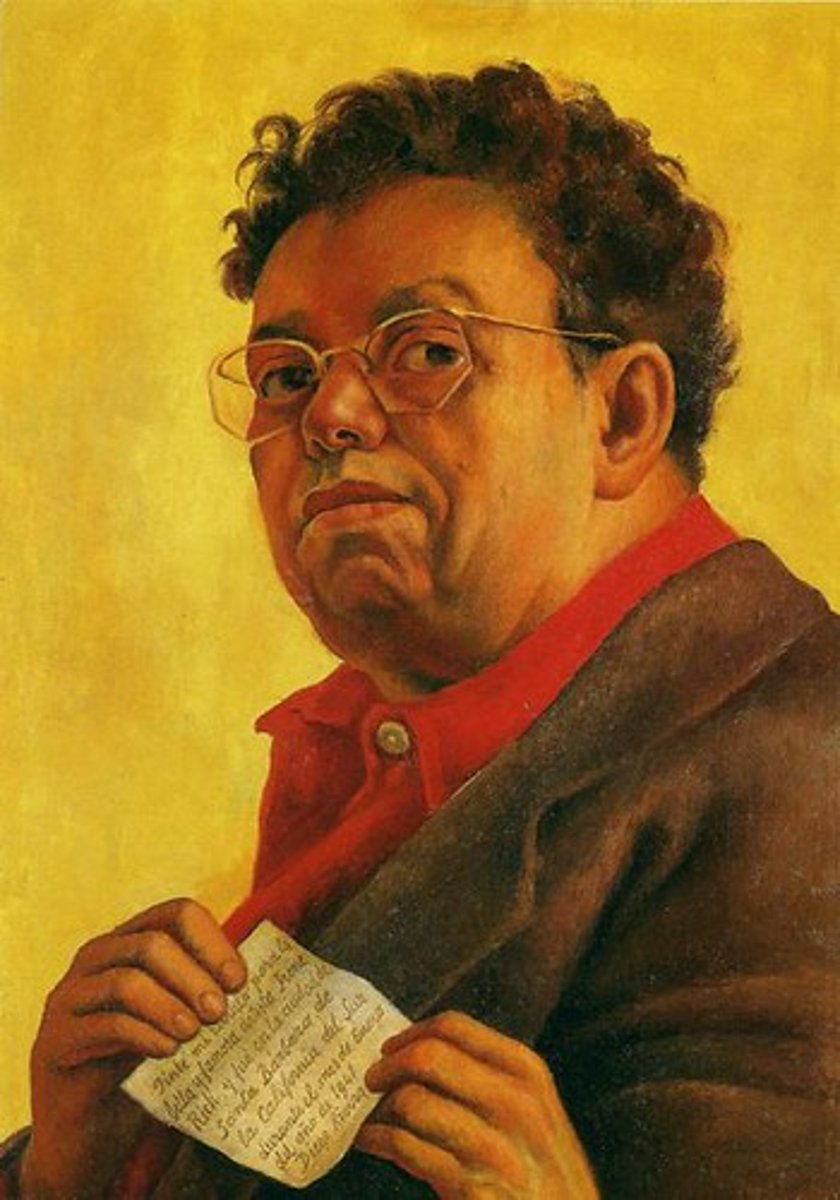 <p>famous Mexican muralist</p>
