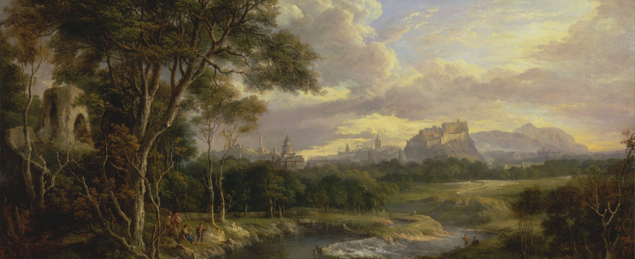 <p></p><p><strong>Disregard for Nature</strong></p><p><em>Enlightenment: colonialism, anthropocentrism</em></p><p>–</p><p>“Even broken in spirit as he is, no one can feel more deeply than he does the beauties of nature. The starry sky, the sea, and every sight afforded by these wonderful regions, seems still to have the power of elevating his soul from earth.” -Mary Shelley, <em>Frankenstein</em></p><p></p><p><em>(</em>Painting: <em>View of the City of Edinburgh, </em>Alexander Nasmyth)</p>