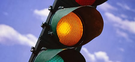 What does an amber signal mean?