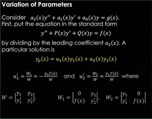 <p><span>Note: do not need to introduce new constants, solution method may involved integral-defined functions, particular solution may not be unique</span></p>