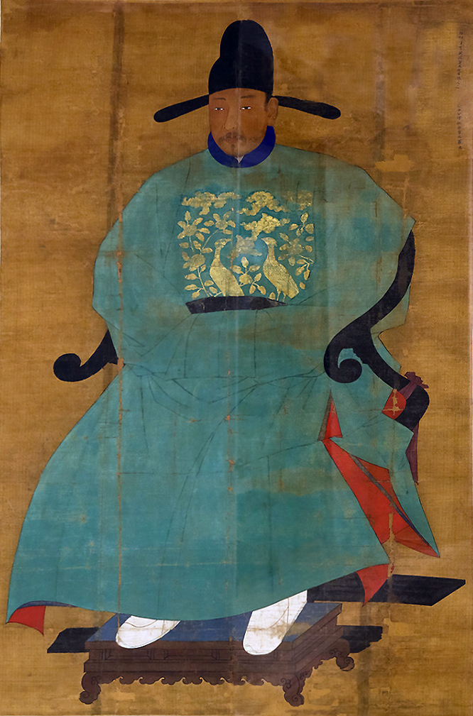 <p>Portrait of Sin Sukju (1417–1475)</p>