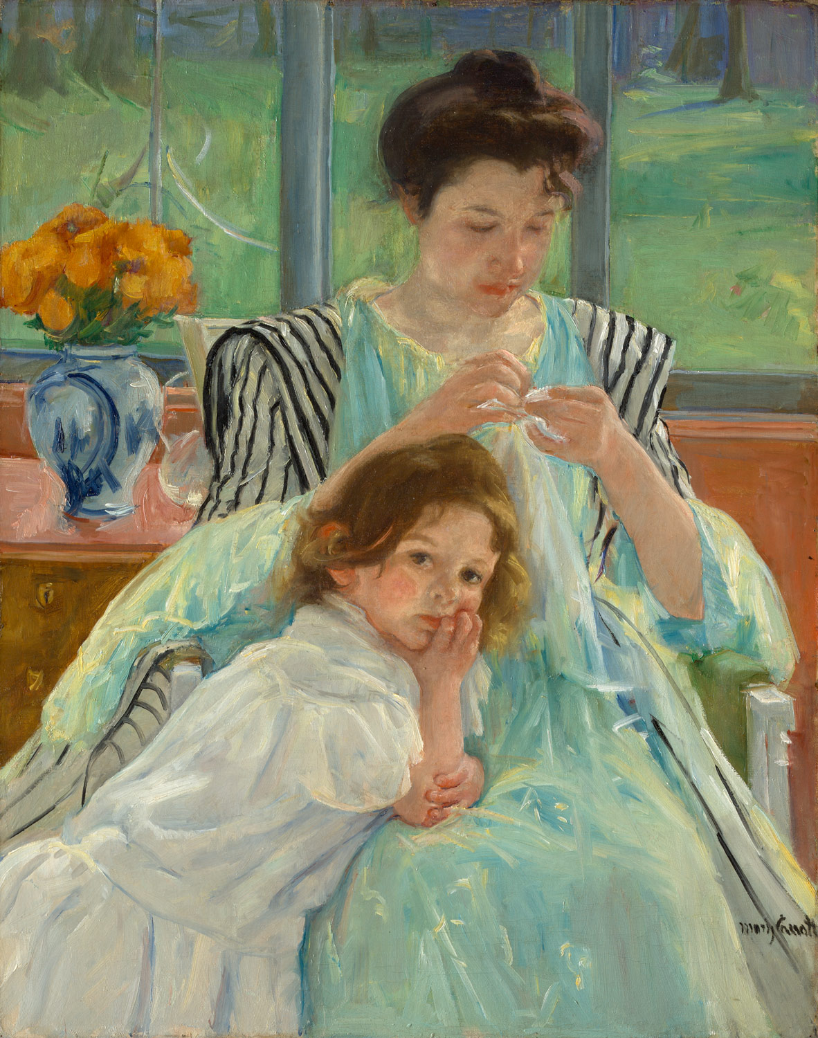 What is the title and movement, and who is the painter of the painting?