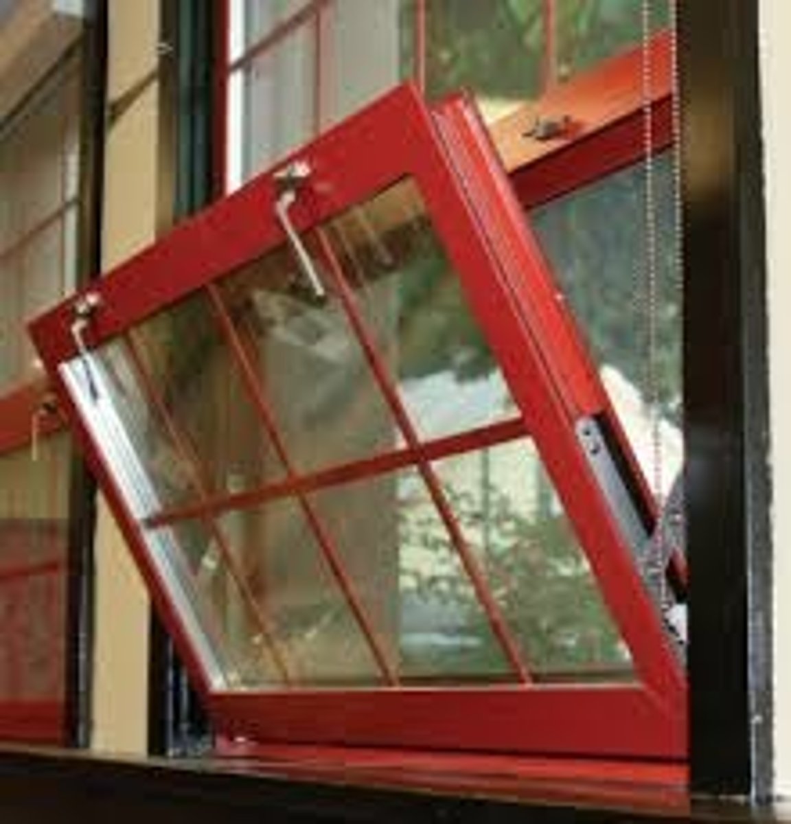 <p>A type of window that is hinged at the bottom and <span style="color: red"><strong>swings inward</strong></span> of the house.</p>