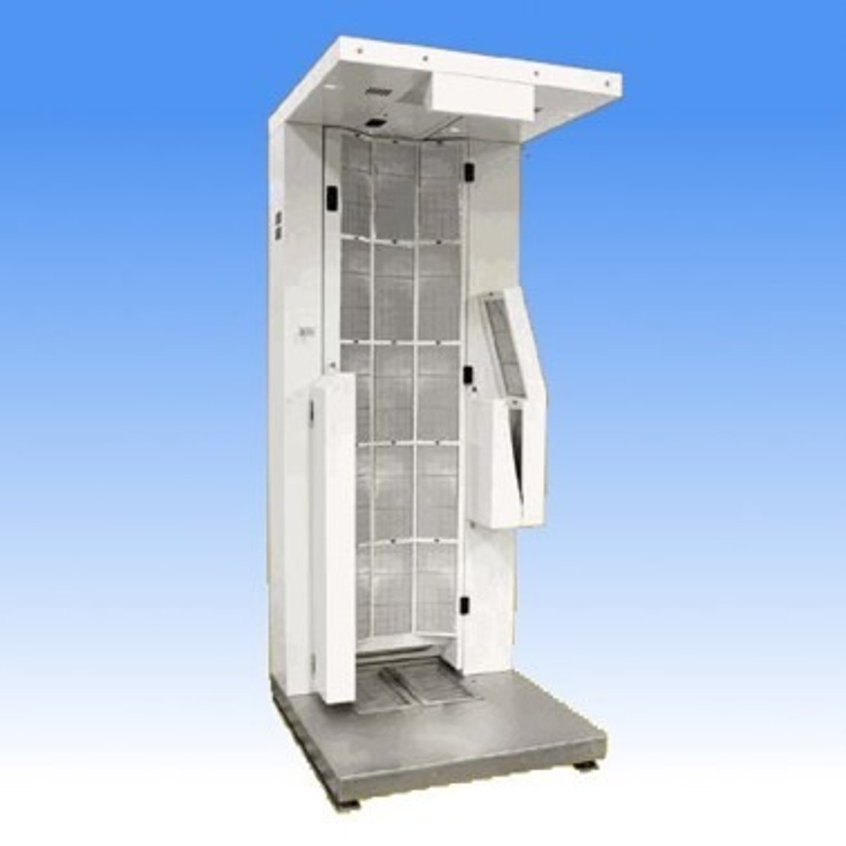 <p>They monitor workers as they leave the premises and detect any contamination</p>