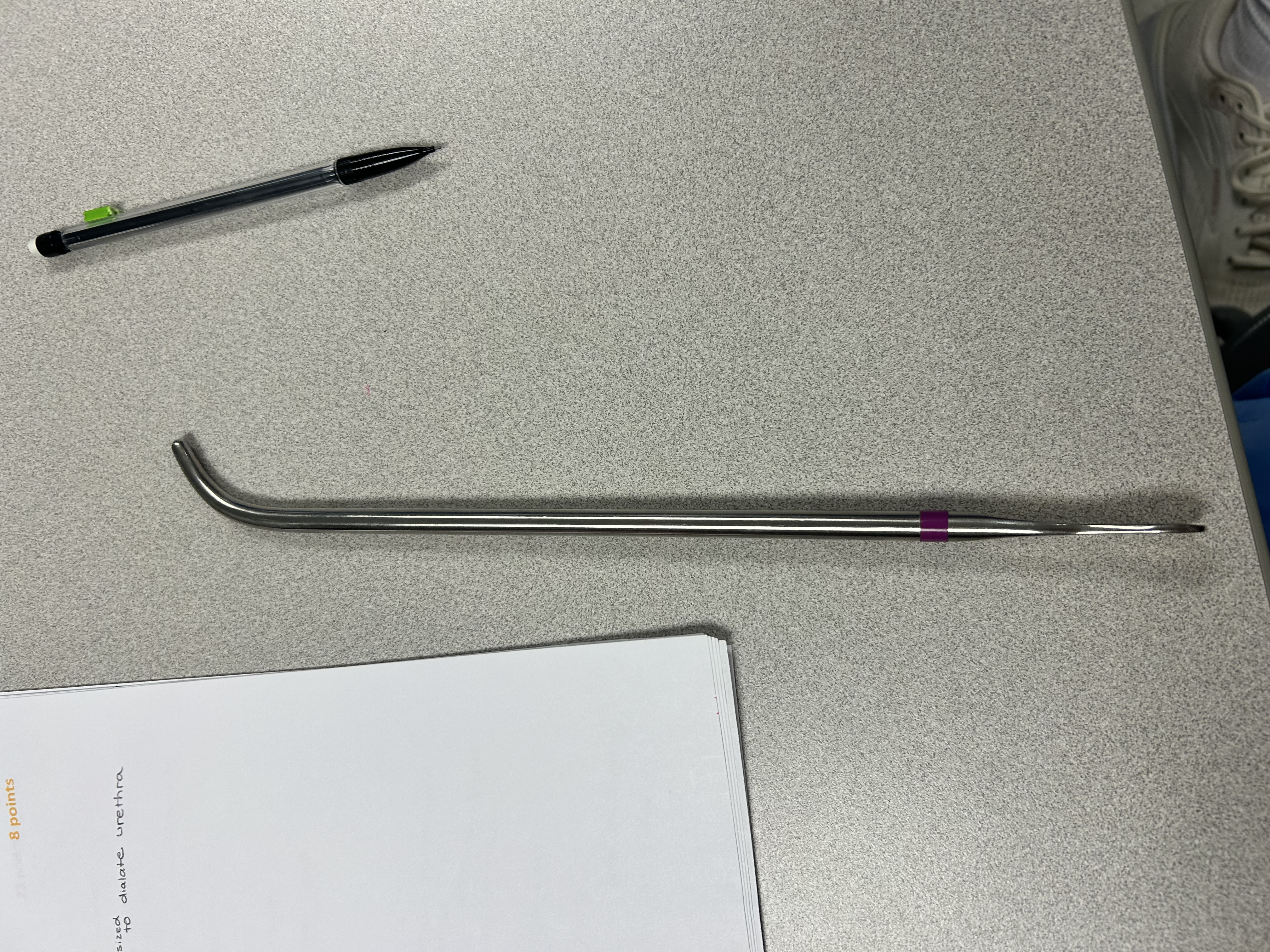 <p>multi sized</p><p>used to dialate urethra</p>