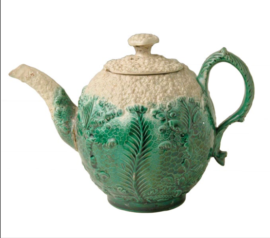 <p>J Wedwood, teiera cauliflower, 1760</p>
