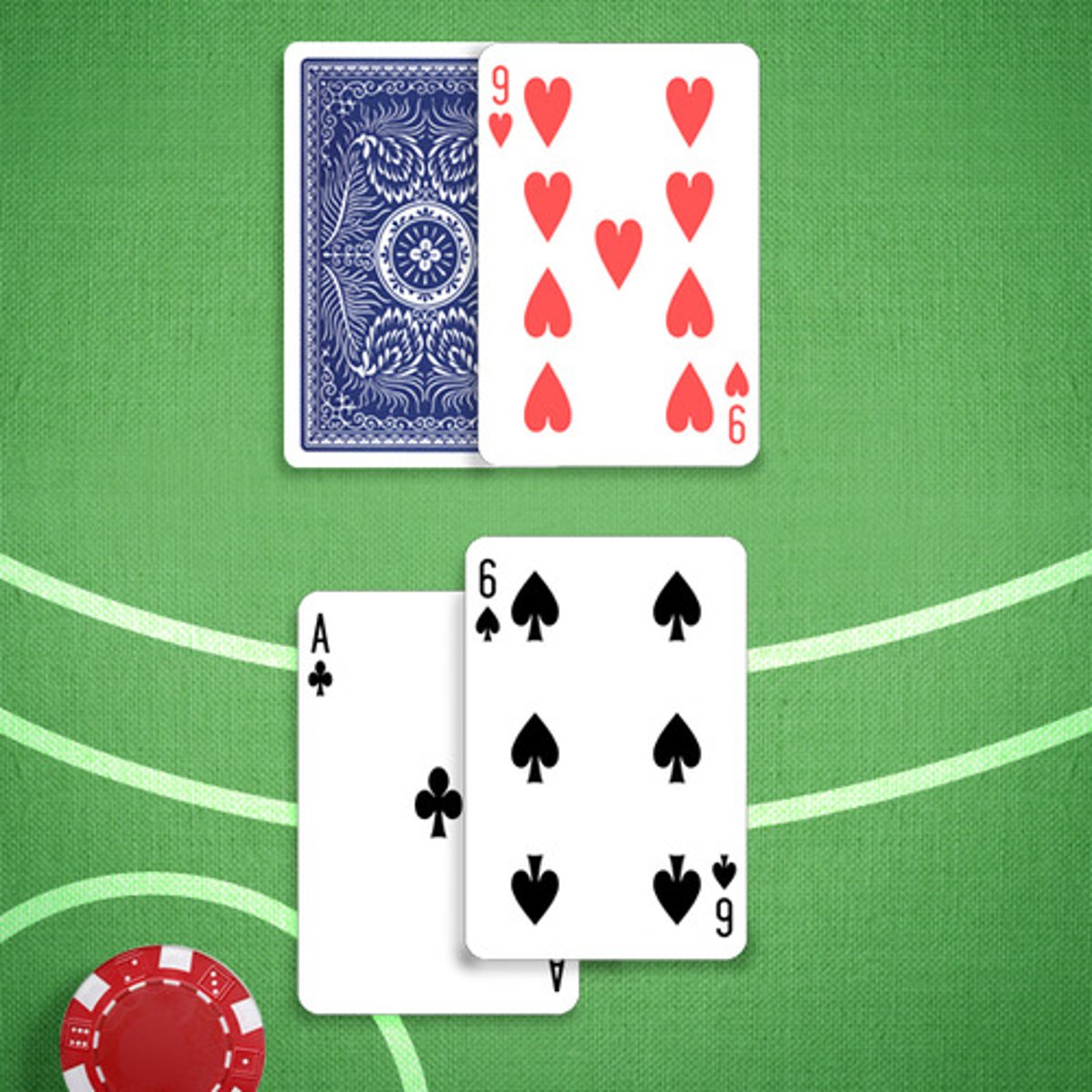 <p>You: 17</p><p>Dealer's Upcard: 9</p>