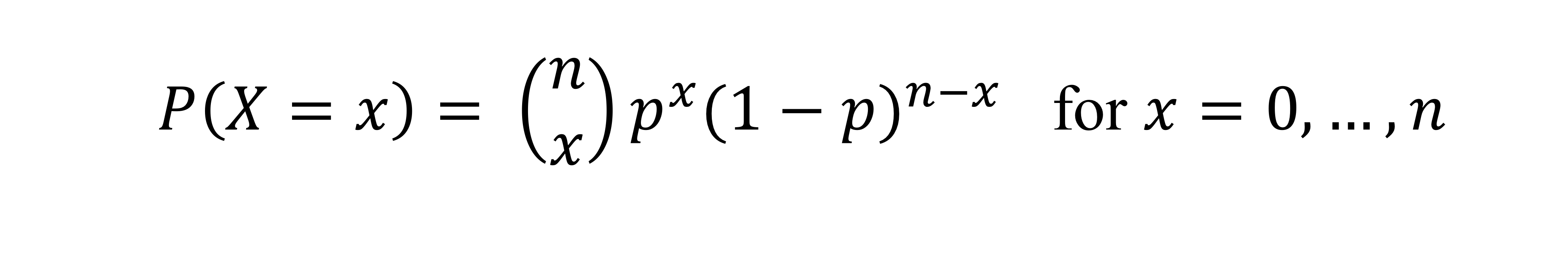 <p>Model that simply counts the number of successes in a series of n independent Bernoulli trials</p><ul><li><p>makes it easy to find the mean and standar deviation of a Binomial random variable X</p></li></ul>