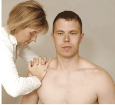 <p><strong>Purpose:</strong> Tests acromioclavicular joint pathology</p><p><strong>Positive Signs:</strong> Pain, hypermobility</p><p><strong>Method:</strong></p><ul><li><p>Seated</p></li><li><p>Hands on clavicle and spine of scapula</p></li><li><p>Interlock fingers one hand on each side of shoulder</p></li><li><p>Squeeze together</p></li></ul><p></p>
