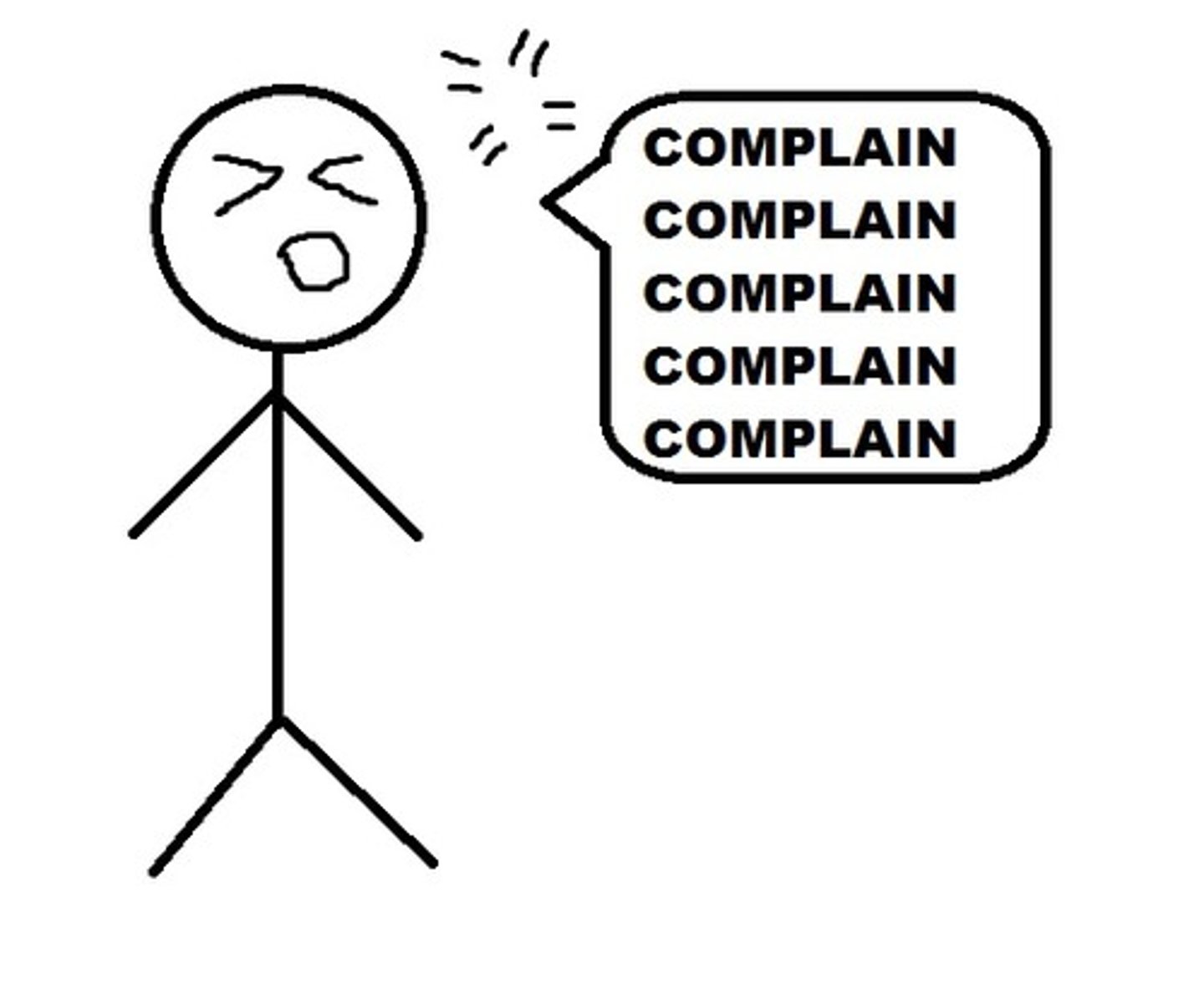 <p>someone who complains all the time and is never happy</p>