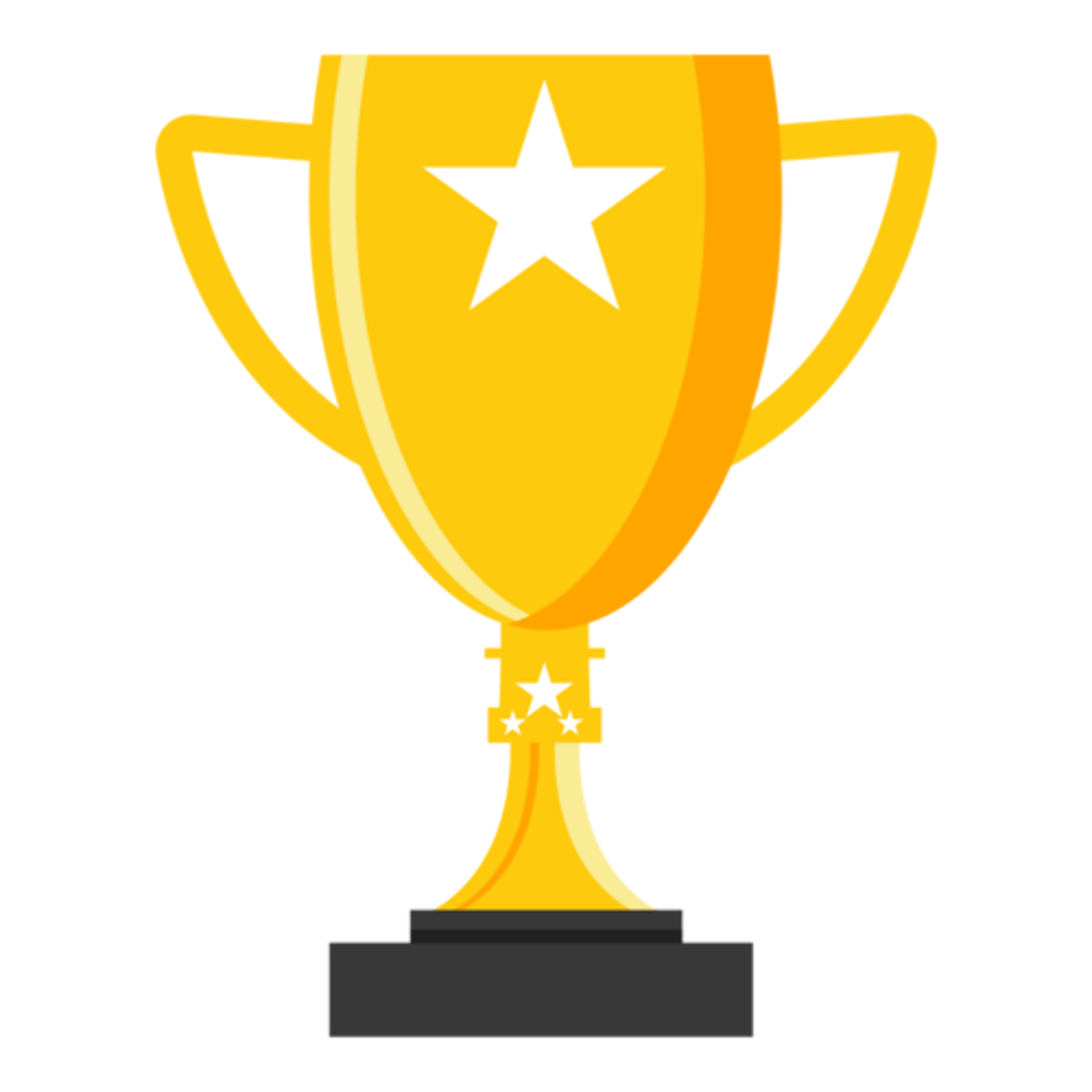 <p>a cup or other decorative object awarded as a prize for a victory or success</p>